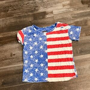 Patriotic Stars and Stripes Kids T-Shirt